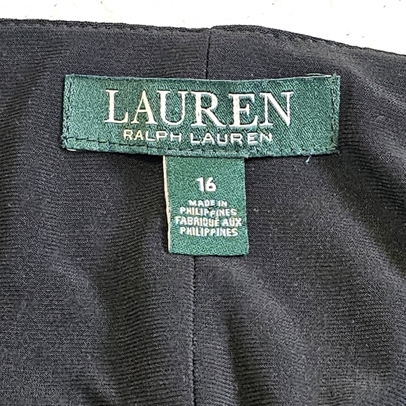 Ralph Lauren Heather Gray Buckle Faux Wrap Dress - Picture 7 of 9